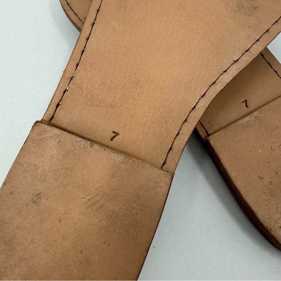 by James Olivia Slide Sandal in Olive Green Suede Size 7 - Picture 8 of 10